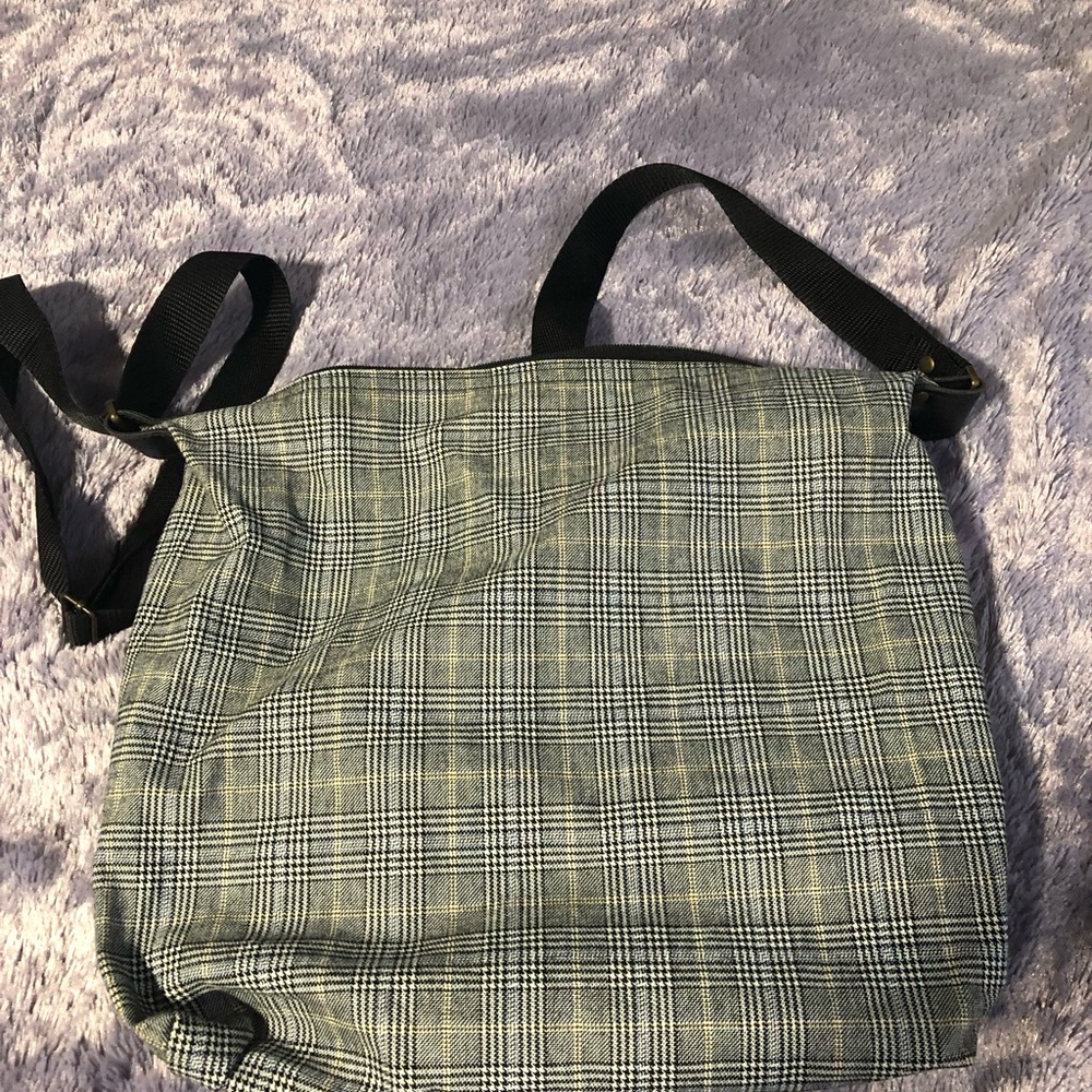 Plaid cross body